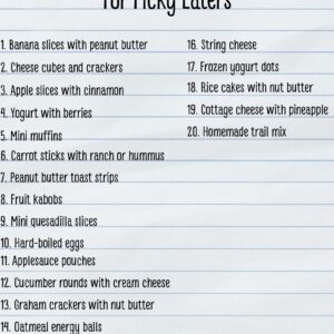toddler snack ideas