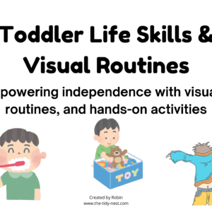 Toddler Visuals Routine Life Skills